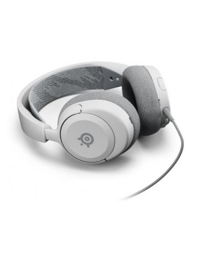 Гейминг слушалки SteelSeries - Arctis Nova 1P, бели - 4